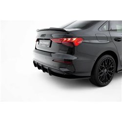 Maxton - Street Pro Central Diffuseur Arriere Audi A3 Sedan 8Y Noir