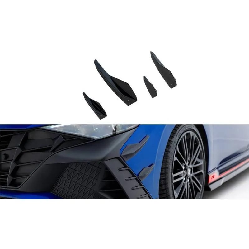 Maxton - Ailes de pare-chocs avant (Canards) Hyundai Elantra N Mk7