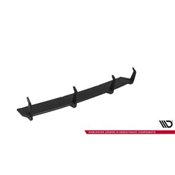 Maxton - Street Pro Central Diffuseur Arriere Hyundai Elantra N Mk7 Noir-Rouge