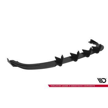Maxton - Street Pro Central Diffuseur Arriere Audi A3 Sedan 8Y Rouge + Rabats Brillant