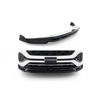 Maxton - Lame Du Pare-Chocs Avant Volkswagen Atlas R-Line Mk1 Facelift 2