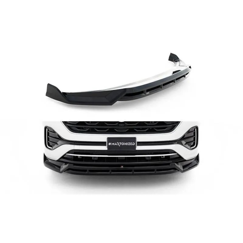 Maxton - Lame Du Pare-Chocs Avant Volkswagen Atlas R-Line Mk1 Facelift 2
