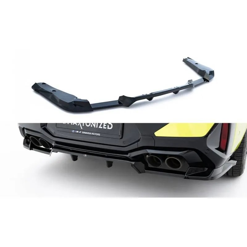 Maxton - Arriere Splitter (avec une barre verticale) BMW X4M F98 Facelift
