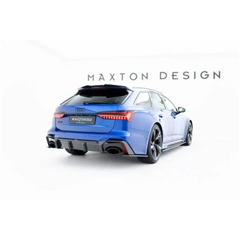 Maxton - Fibre de Carbone Diffuseur Arrière Audi RS7 C8 (version avec towbar) Oui