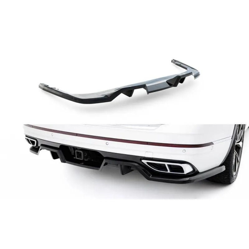 Maxton - Arriere Splitter (avec une barre verticale) Volkswagen Atlas R-Line Mk1 Facelift 2