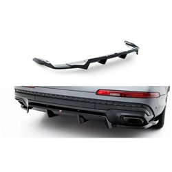Maxton - Arriere Splitter (avec une barre verticale) Audi Q7 S-Line Mk2 Facelift 2