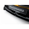 Maxton - Street Pro Lame Du Pare-Chocs Avant BMW M135i F70 Noir-Rouge + Rabats Brillant
