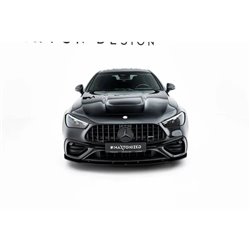 Maxton - Street Pro Lame Du Pare-Chocs Avant Mercedes-AMG CLE 53 C236 Noir-Rouge