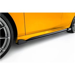 Maxton - Street Pro Rajouts Des Bas De Caisse BMW M135i F70 Noir-Rouge + Rabats Brillant
