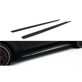 Maxton - Street Pro Rajouts Des Bas De Caisse Mercedes-AMG CLE 53 Aero C236 Noir-Rouge