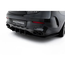 Maxton - Street Pro Central Diffuseur Arriere Mercedes-AMG CLE 53 C236 Rouge