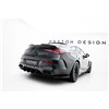 Maxton - Street Pro Central Diffuseur Arriere Mercedes-AMG CLE 53 C236 Noir + Rabats Brillant 