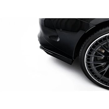 Maxton - Street Pro Central Diffuseur Arriere Mercedes-AMG CLE 53 C236 Noir-Rouge + Rabats Brillant