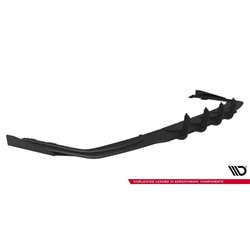 Maxton - Street Pro Central Diffuseur Arriere Mercedes-AMG CLE 53 C236 Noir-Rouge + Rabats Brillant