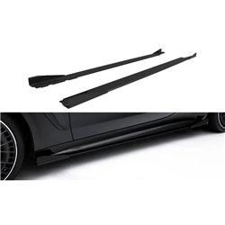 Maxton - Street Pro Rajouts Des Bas De Caisse Mercedes-AMG CLE 53 Aero C236 Noir-Rouge + Rabats Brillant