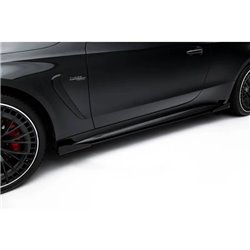 Maxton - Street Pro Rajouts Des Bas De Caisse Mercedes-AMG CLE 53 Aero C236 Noir-Rouge + Rabats Brillant