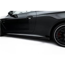 Maxton - Street Pro Rajouts Des Bas De Caisse Mercedes-AMG CLE 53 Aero C236 Noir + Rabats Brillant 
