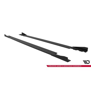 Maxton - Street Pro Rajouts Des Bas De Caisse Mercedes-AMG CLE 53 Aero C236 Noir + Rabats Brillant 