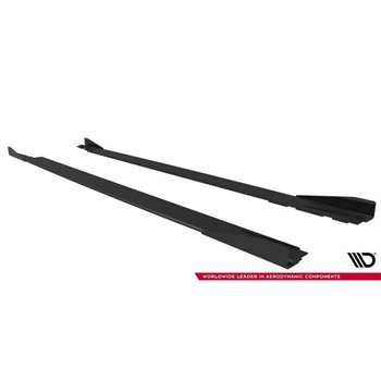 Maxton - Street Pro Rajouts Des Bas De Caisse Mercedes-AMG CLE 53 Aero C236 Noir + Rabats Brillant 