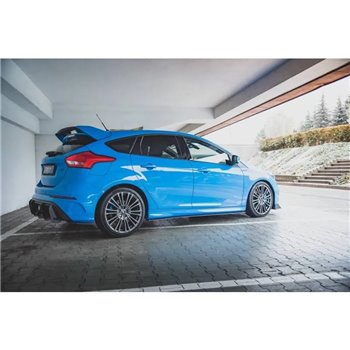 Maxton - Street Pro Rajouts Des Bas De Caisse Ford Focus RS Mk3 Noir-Rouge