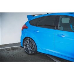 Maxton - Street Pro Rajouts Des Bas De Caisse Ford Focus RS Mk3 Noir-Rouge