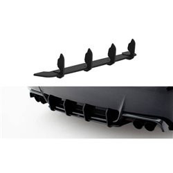 Maxton - Street Pro Central Diffuseur Arriere Subaru Impreza WRX STI Mk3 Facelift Noir