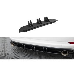 Maxton - Street Pro Central Diffuseur Arriere Volkswagen Jetta GLI Mk7 Rouge
