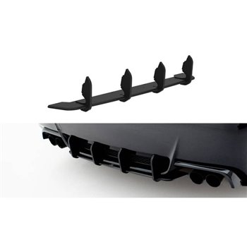 Maxton - Street Pro Central Diffuseur Arriere Subaru Impreza WRX STI Mk3 Facelift Rouge