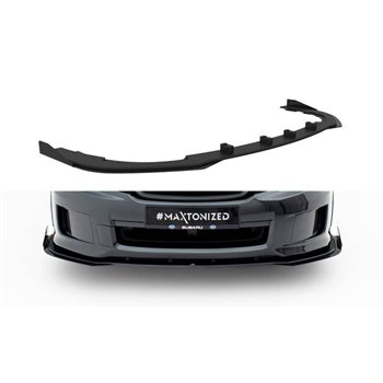 Maxton - Street Pro Lame Du Pare-Chocs Avant Subaru Impreza WRX STI Mk3 Facelift Noir + Rabats Brillant