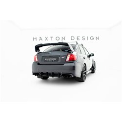Maxton - Street Pro Lame Du Pare Chocs Arriere Subaru Impreza WRX STI Mk3 Facelift Noir