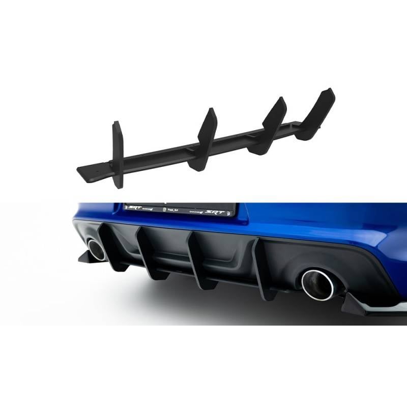 Maxton - Street Pro Central Diffuseur Arriere Dodge Charger RT Scat Pack Widebody Mk3 Facelift Rouge