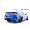Maxton - Street Pro Central Diffuseur Arriere Dodge Charger RT Scat Pack Widebody Mk3 Facelift Rouge