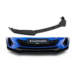 Maxton - Street Pro Lame Du Pare-Chocs Avant Subaru BRZ Mk2 Noir-Rouge + Rabats Brillant