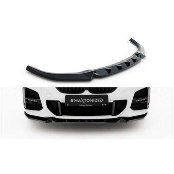 Maxton - Lame Du Pare-Chocs Avant BMW X1 M-Pack F48 Facelift