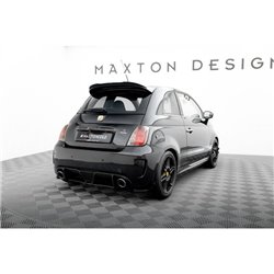 Maxton - Street Pro Central Diffuseur Arriere Abarth 500 Mk1 Noir