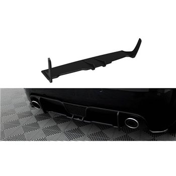 Maxton - Street Pro Central Diffuseur Arriere Abarth 500 Mk1 Rouge