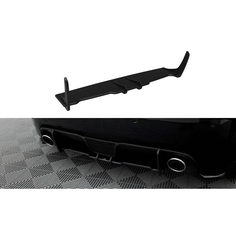 Maxton - Street Pro Central Diffuseur Arriere Abarth 500 Mk1 Rouge