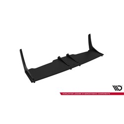 Maxton - Street Pro Central Diffuseur Arriere Abarth 500 Mk1 Rouge