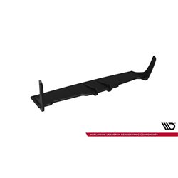 Maxton - Street Pro Central Diffuseur Arriere Abarth 500 Mk1 Rouge