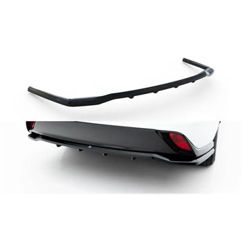 Maxton - Arriere Splitter (avec une barre verticale) Toyota Highlander Mk4