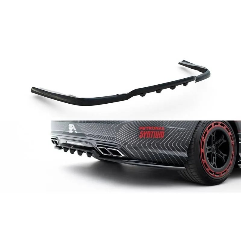 Maxton - Arriere Splitter (avec une barre verticale) Mercedes-Benz SL 63 AMG R231