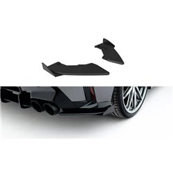 Maxton - Street Pro Lame Du Pare Chocs Arriere V.1 BMW M135i F70 Noir-Rouge + Rabats Brillant