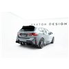 Maxton - Street Pro Lame Du Pare Chocs Arriere V.2 BMW 1 M-Pack F70 Noir-Rouge + Rabats Brillant