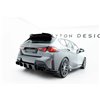 Maxton - Street Pro Lame Du Pare Chocs Arriere V.2 BMW 1 M-Pack F70 Noir-Rouge + Rabats Brillant