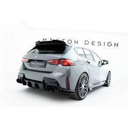 Maxton - Street Pro Lame Du Pare Chocs Arriere V.2 BMW 1 M-Pack F70 Noir