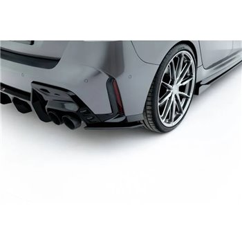Maxton - Street Pro Lame Du Pare Chocs Arriere V.2 BMW 1 M-Pack F70 Noir-Rouge