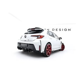Maxton - Street Pro Central Diffuseur Arriere Toyota GR Corolla Mk12 Noir-Rouge