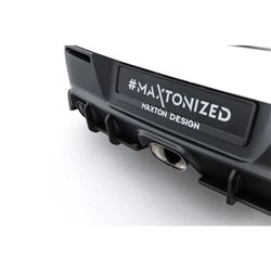 Maxton - Street Pro Central Diffuseur Arriere Toyota GR Corolla Mk12 Noir-Rouge