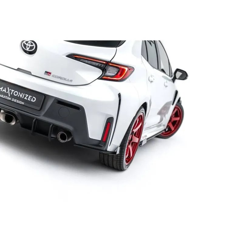 Maxton - Street Pro Lame Du Pare Chocs Arriere Toyota GR Corolla Mk12 Noir + Rabats Brillant