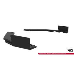 Maxton - Street Pro Lame Du Pare Chocs Arriere Toyota GR Corolla Mk12 Noir + Rabats Brillant 